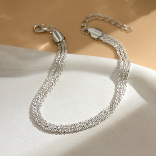 Slim Partridge Eye Chain Anklet
